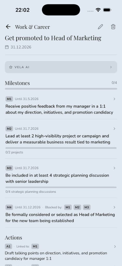 Vela app: Not someday. Today.